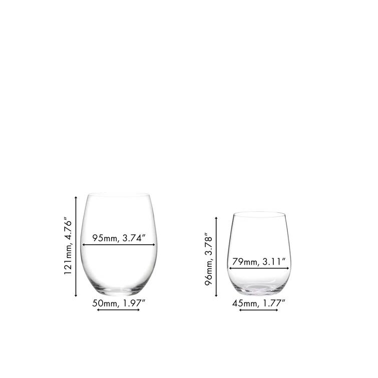 RIEDEL RIEDEL The O Wine Tumbler Cabernet/Viognier Wine Glass (Pay 6 Get 8) (Set of 8)