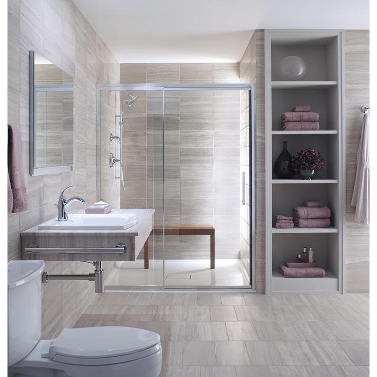 Archer® Vitreous China Rectangular Drop-In Bathroom Sink with Overflow