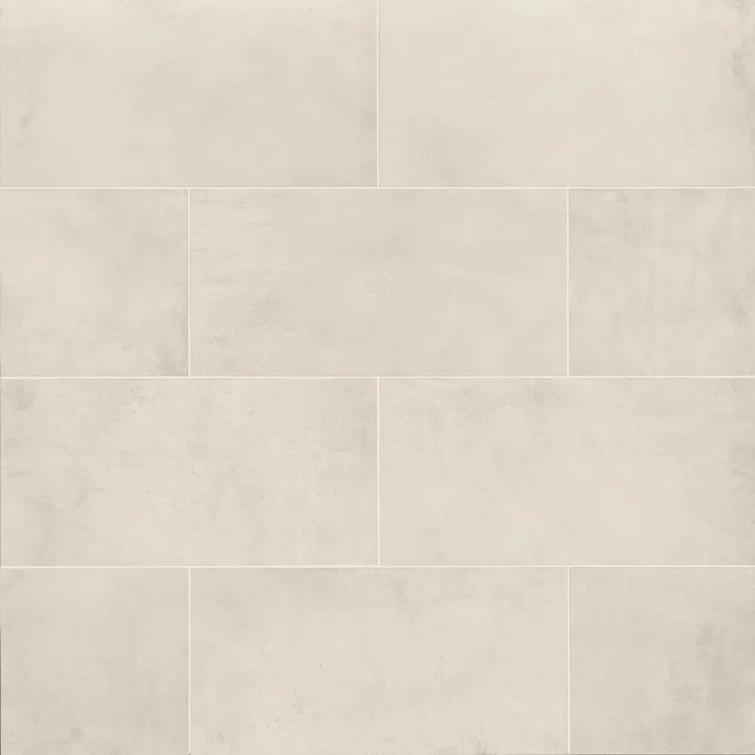 Bedrosians Wave 12" x 24" Porcelain Wall & Floor Tile (Set of 8)