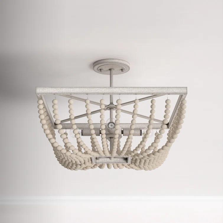 Arlott Wood Semi Flush Mount