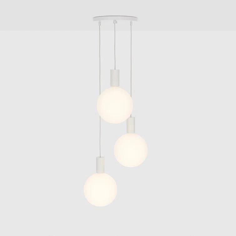 Alumina Triple Pendant Light by Tala - White / 10"Dia