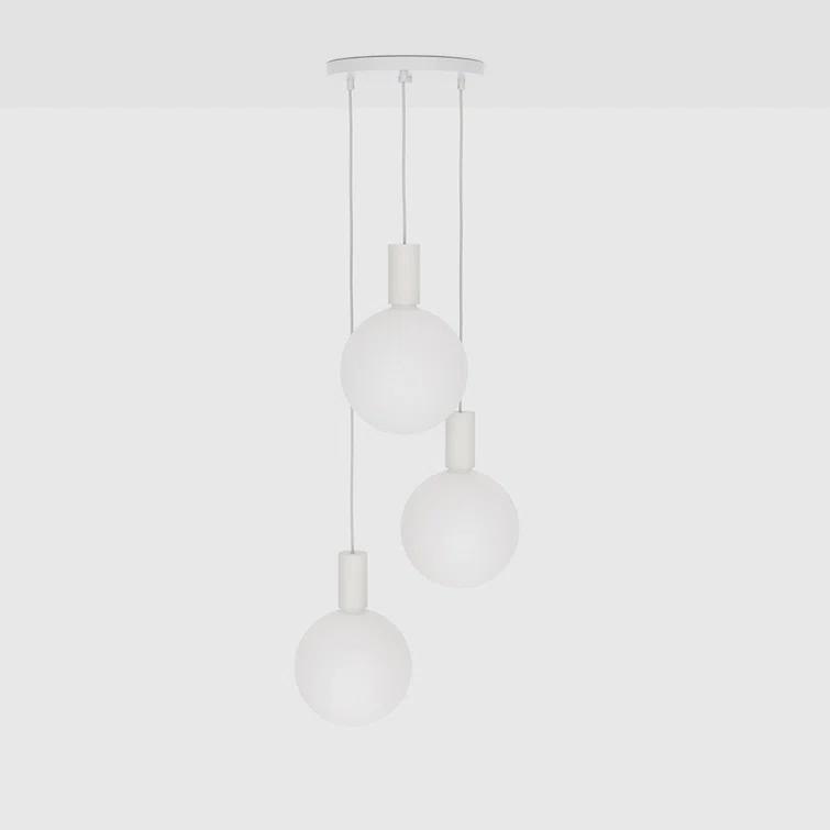 Alumina Triple Pendant Light by Tala - White / 10"Dia