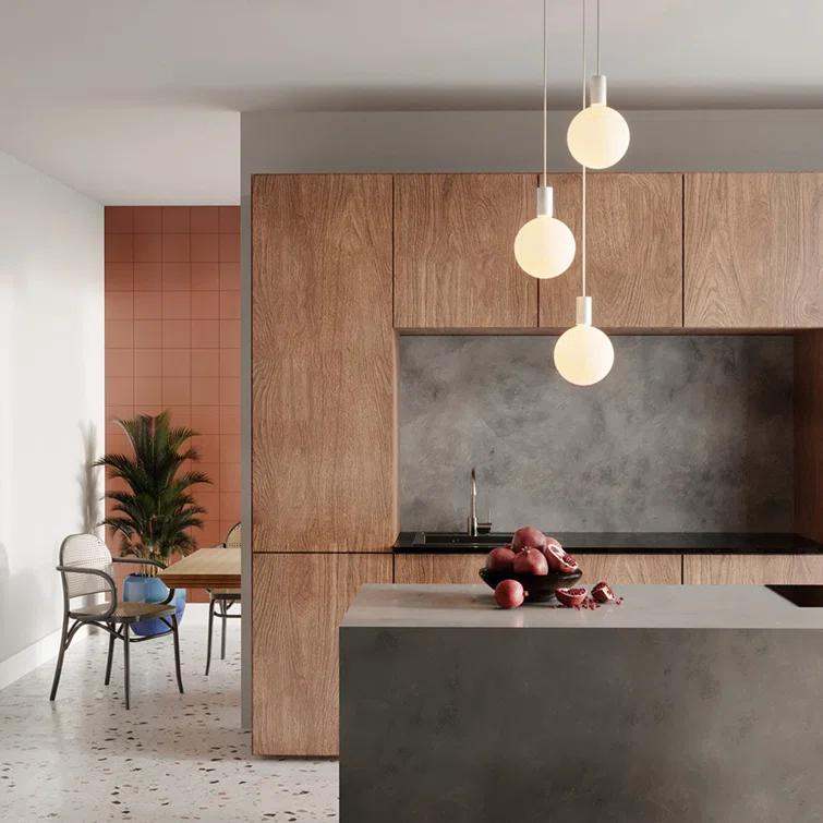 Alumina Triple Pendant Light by Tala - White / 10"Dia