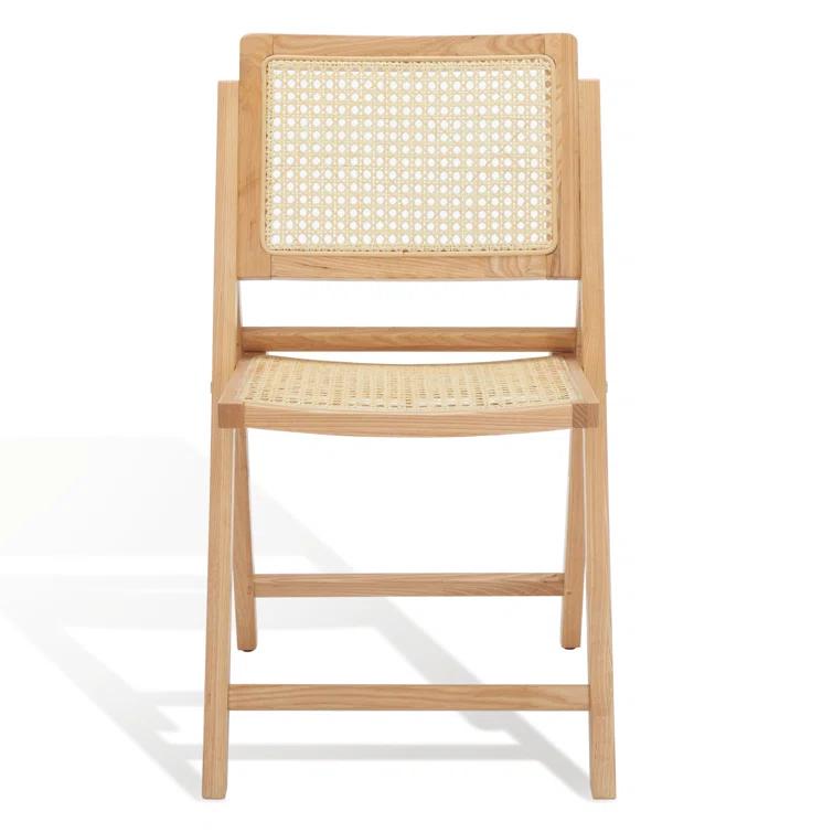 Dan Rattan Folding Dining Chair