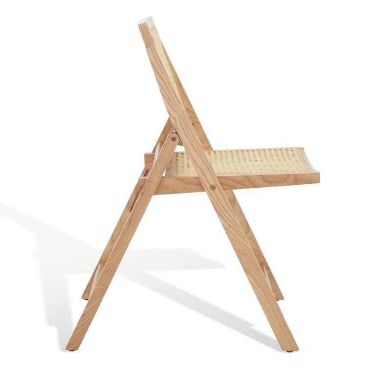Dan Rattan Folding Dining Chair