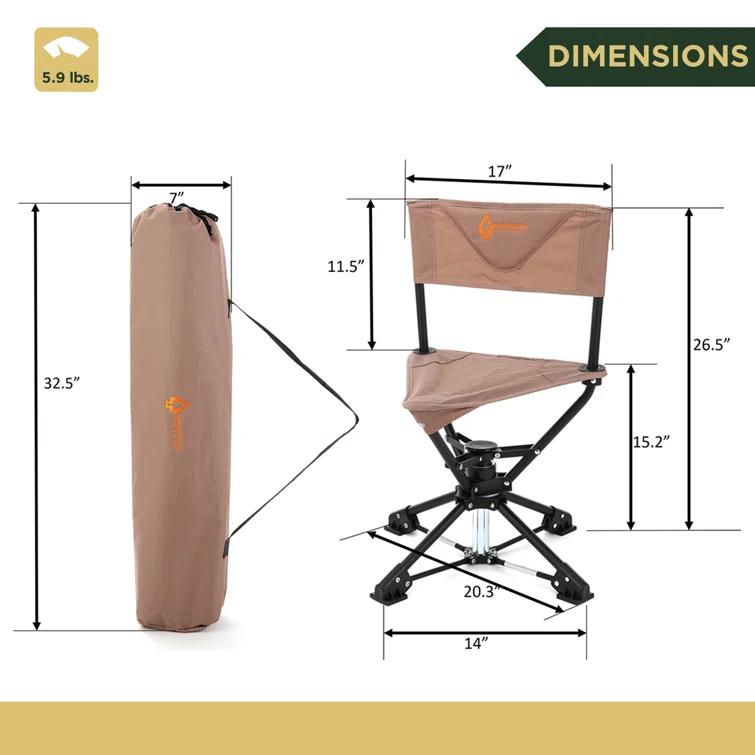 ARROWHEAD Outdoor Folding Camping Chair