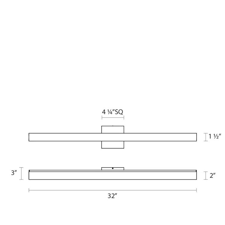 SQ-bar Dimmable LED Bath Bar