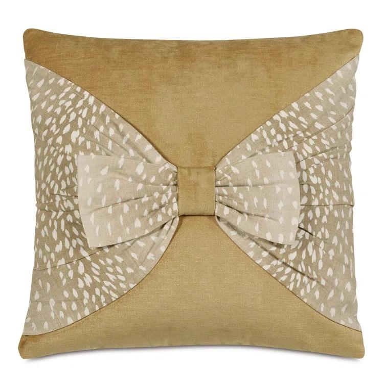 Luxurious Square Embroidered Velvet Throw Pillow with Zipper Closure