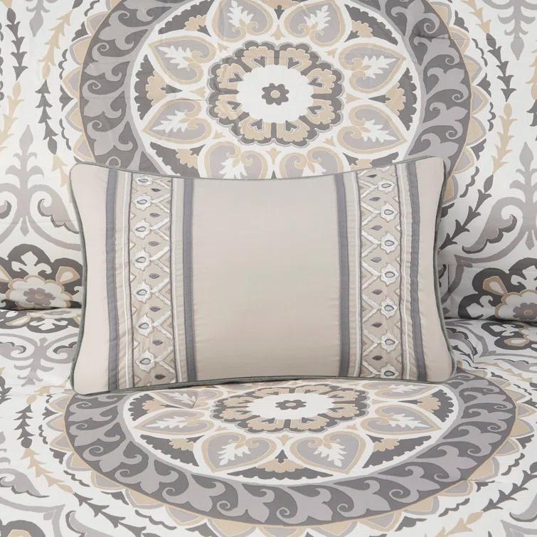 Estrin 9 PC Comforter Set with Cotton Bed Sheets