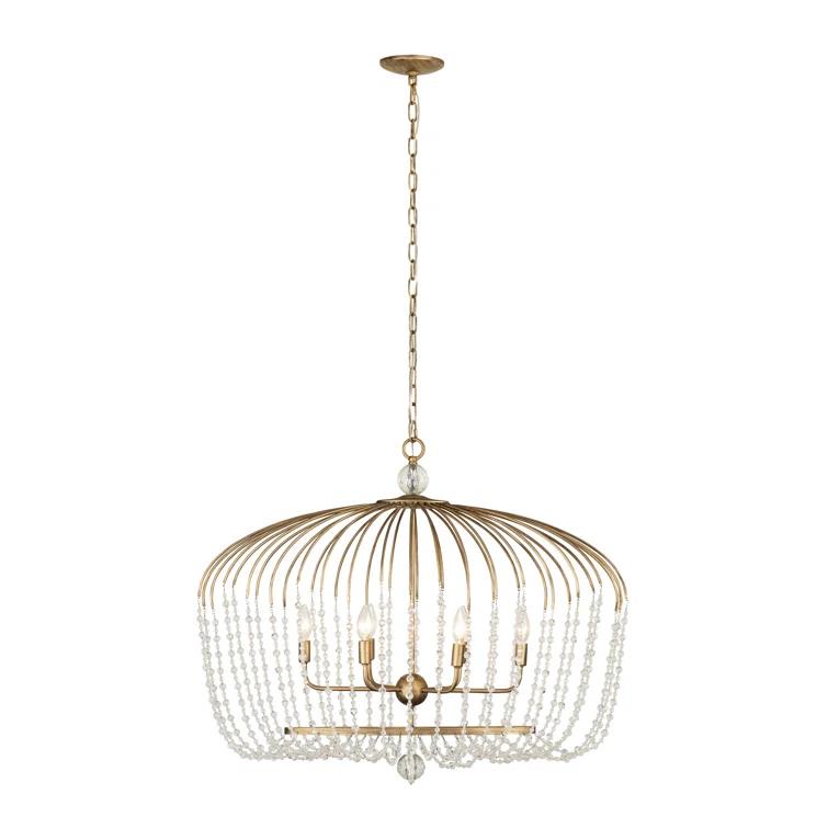 Voliere 6 - Light Havana Gold Unique/Statement Pendant