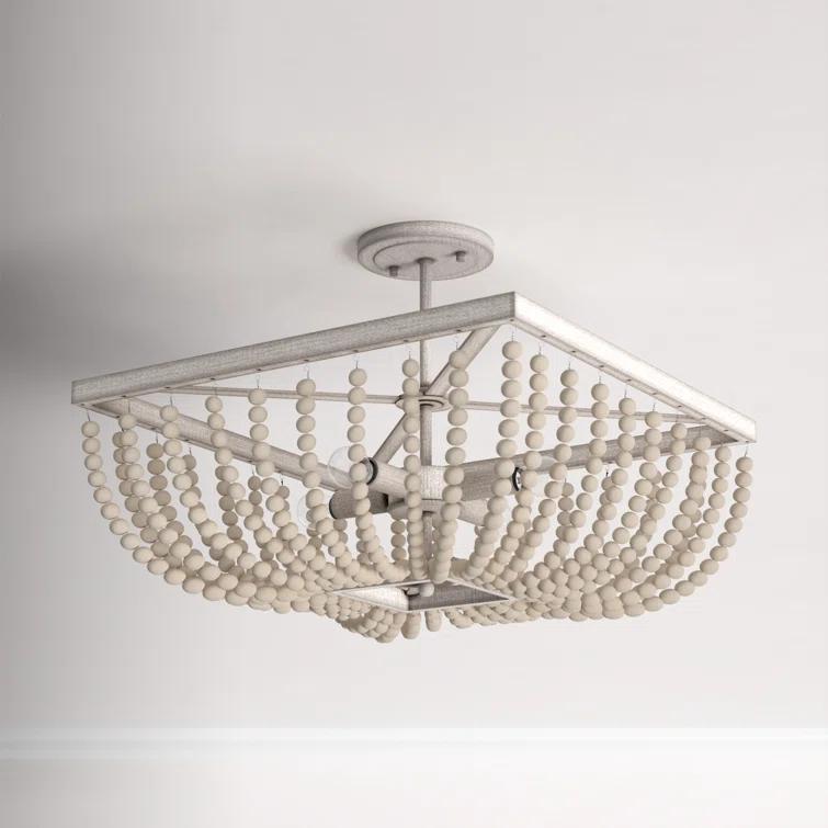 Arlott Wood Semi Flush Mount