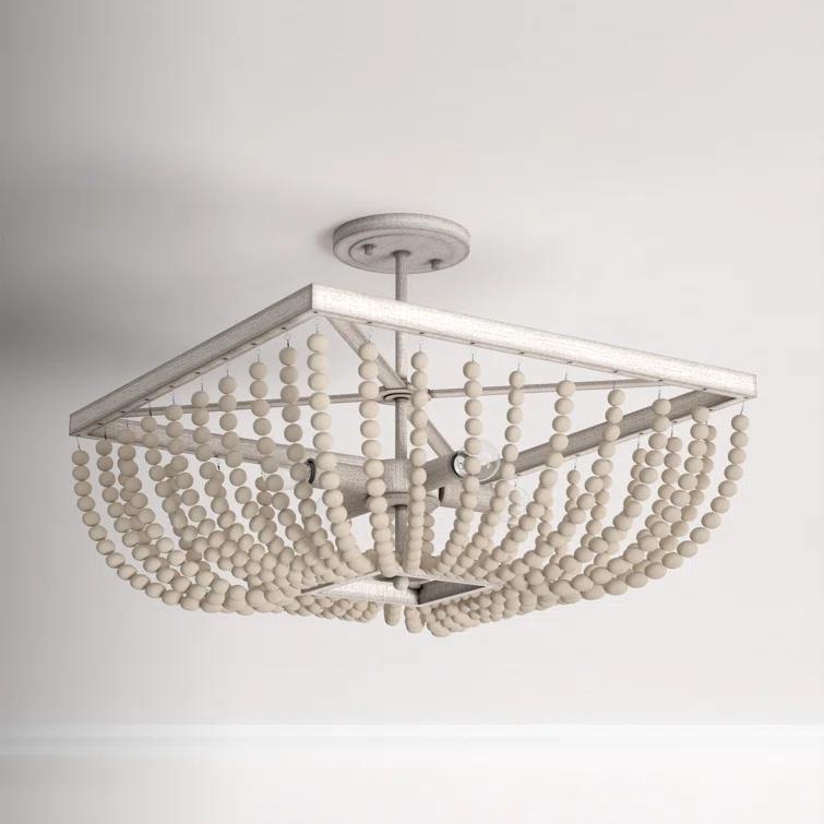 Arlott Wood Semi Flush Mount