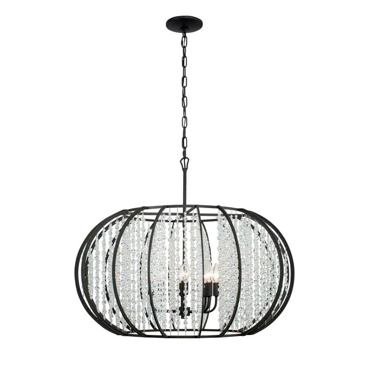 Caesar 8-Lt Pendant - Carbon