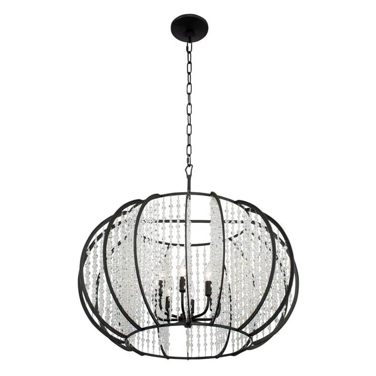 Caesar 8-Lt Pendant - Carbon