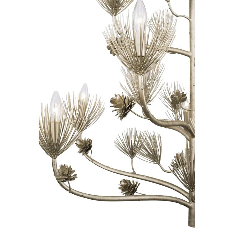 12 - Light Dimmable Tiered Chandelier