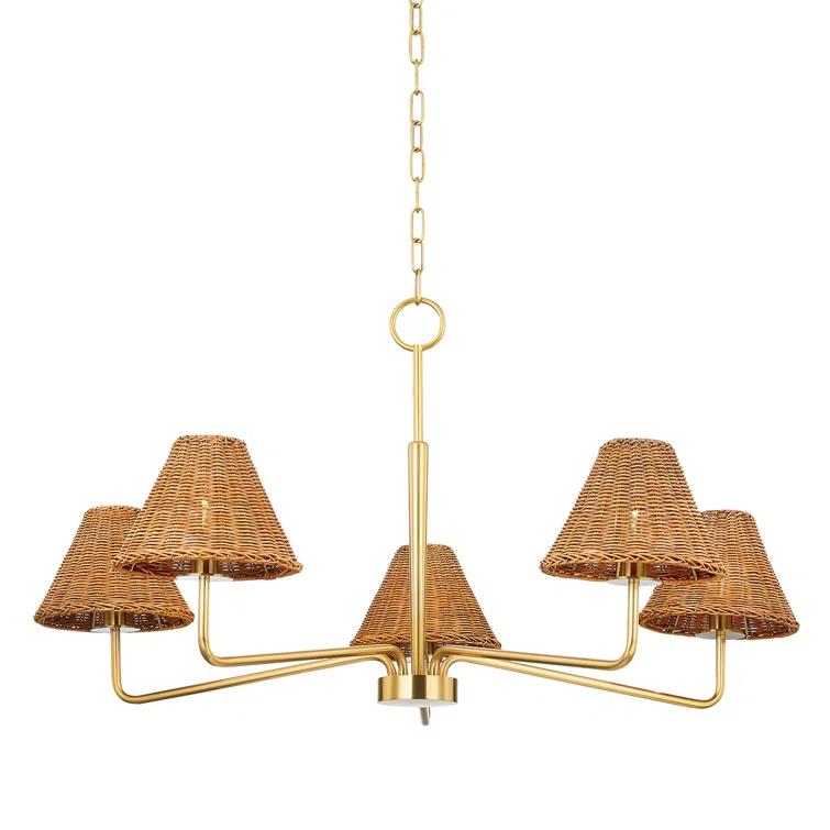 Teressa Chandelier - White / 40" Dia