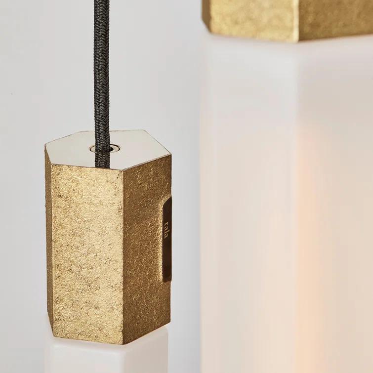 Tala Basalt 9-Light Pendant Light - Brass