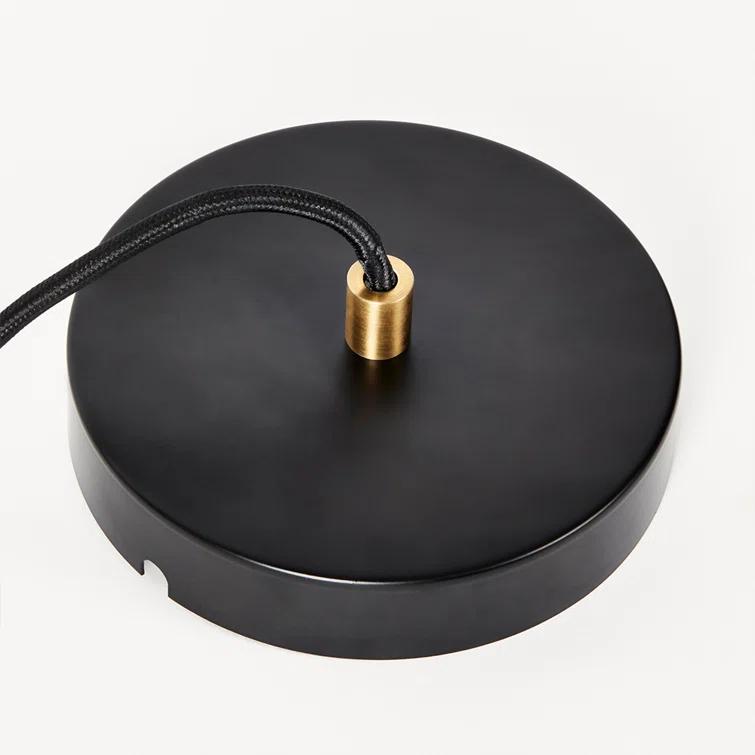 Tala Basalt Single Pendant Light - Brass