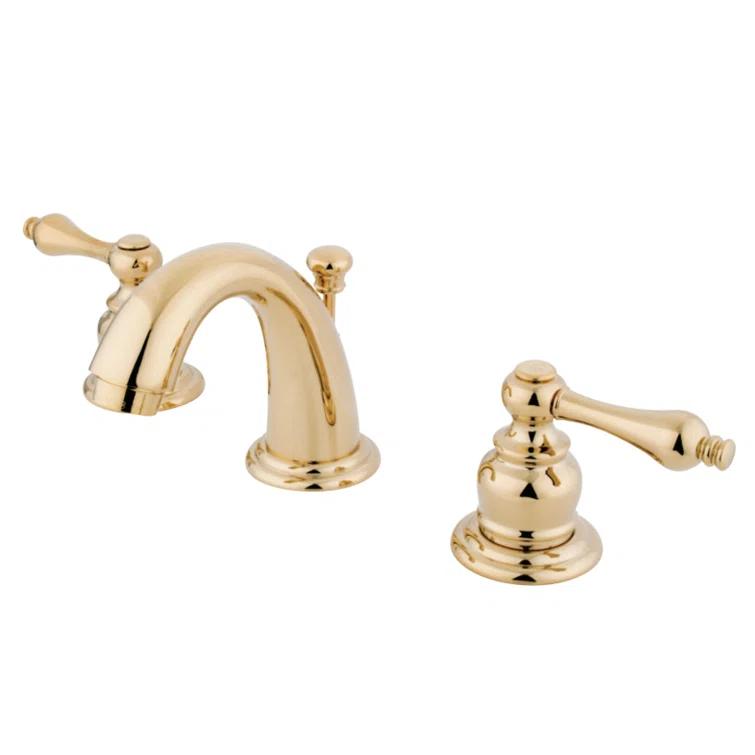 Kingston Brass KB912AL Kingston Brass Victorian Two-Handle 3-Hole Deck Mount Bathroom Faucet with Pop-Up