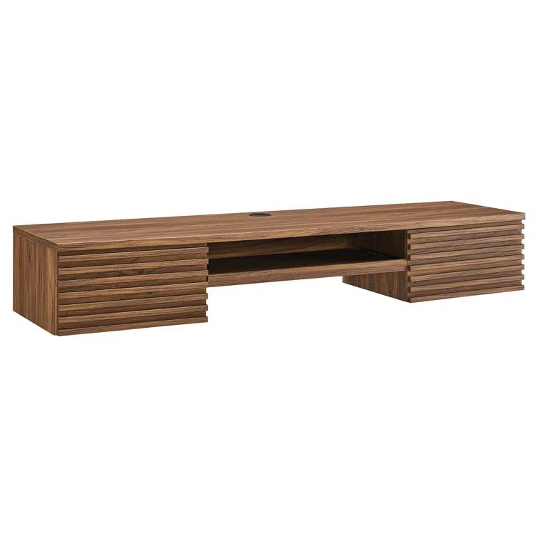 Modway Modway Render Wall Mount Wood Office Desk