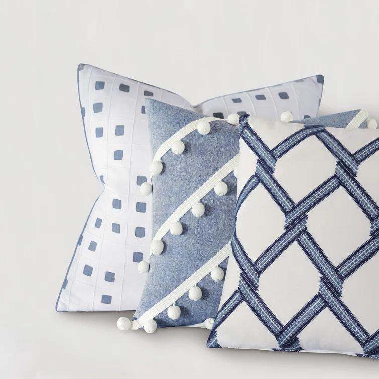 Eastern Accents Castaway Pom-poms Throw Pillow