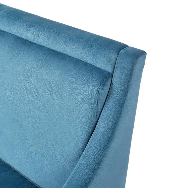 Anna Martha Stewart Anna Velvet Armchair with Lumbar Pillow