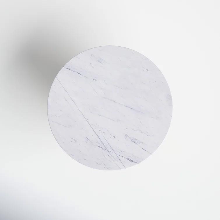 Ione 42'' Round Marble Dining Table