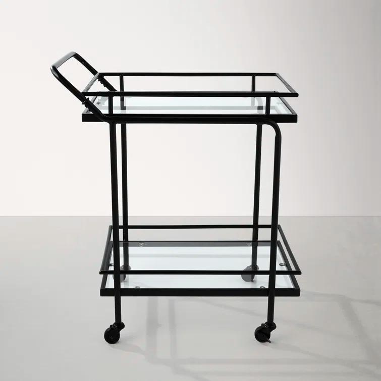 Paulette Metal Bar Cart