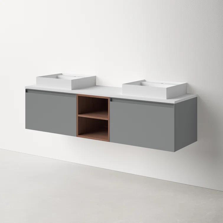 Shelley 72.05'' Double Bathroom Vanity