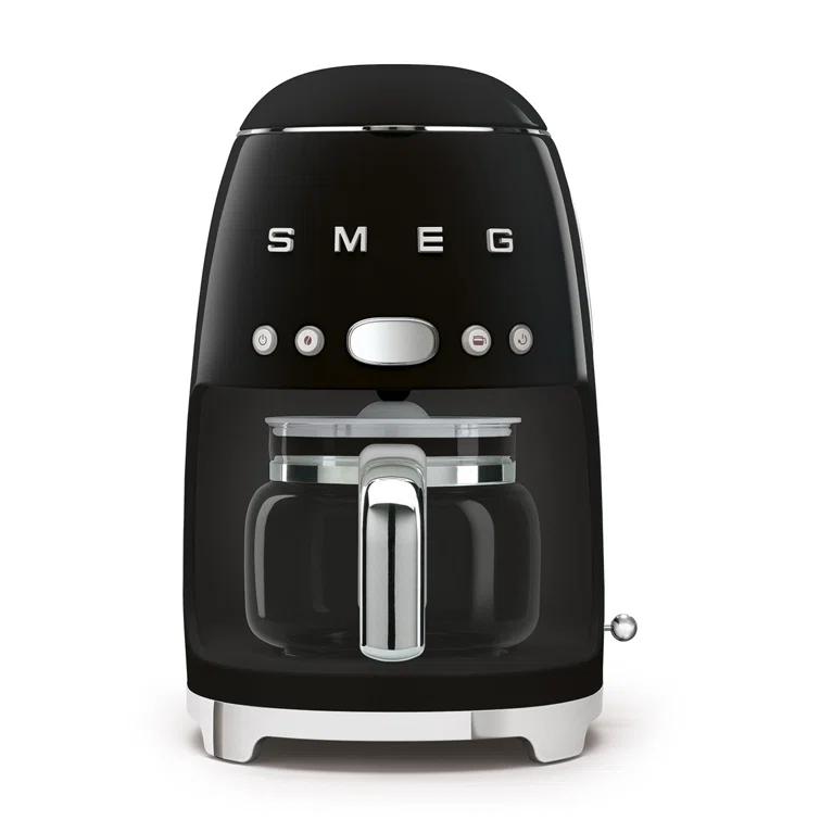 SMEG Black Retro Drip Coffee Maker