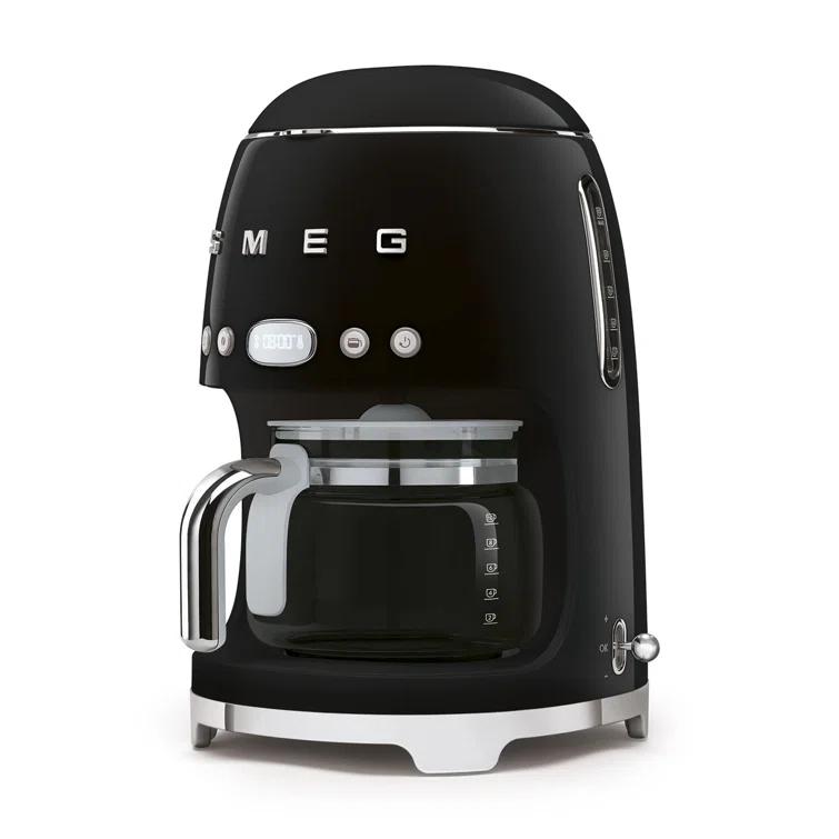 SMEG Black Retro Drip Coffee Maker