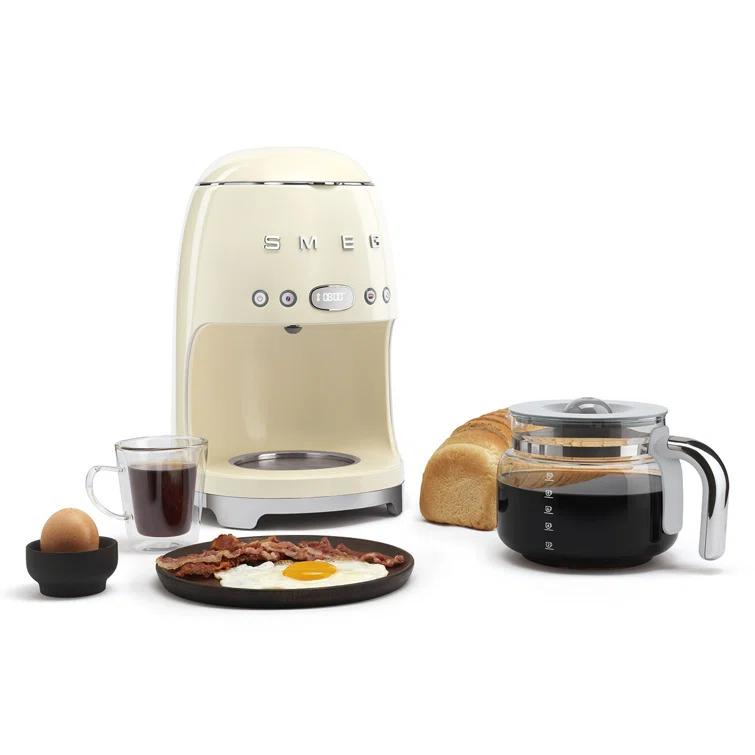 SMEG 50's Retro Style 10-Cup Drip Coffee Machine with Filter