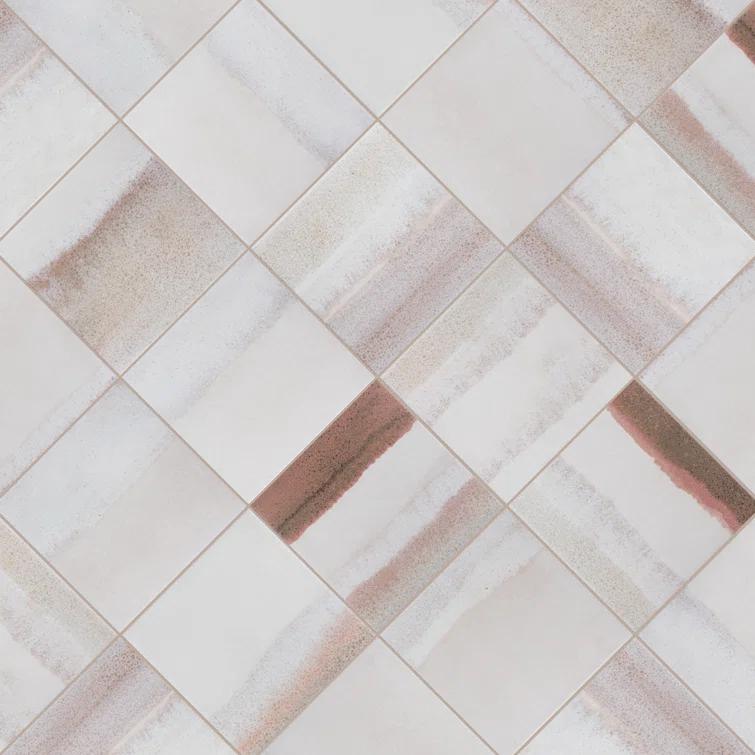 Matter Canvas 6" x 6" Porcelain Stone Look Floor and Wall Tile