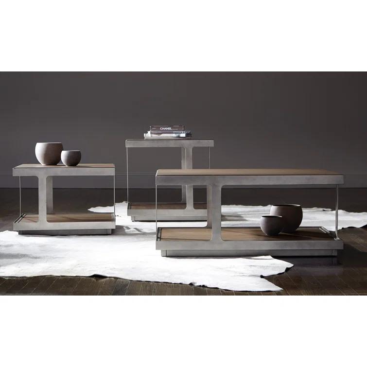 Belvedere Solid Wood Top End Table