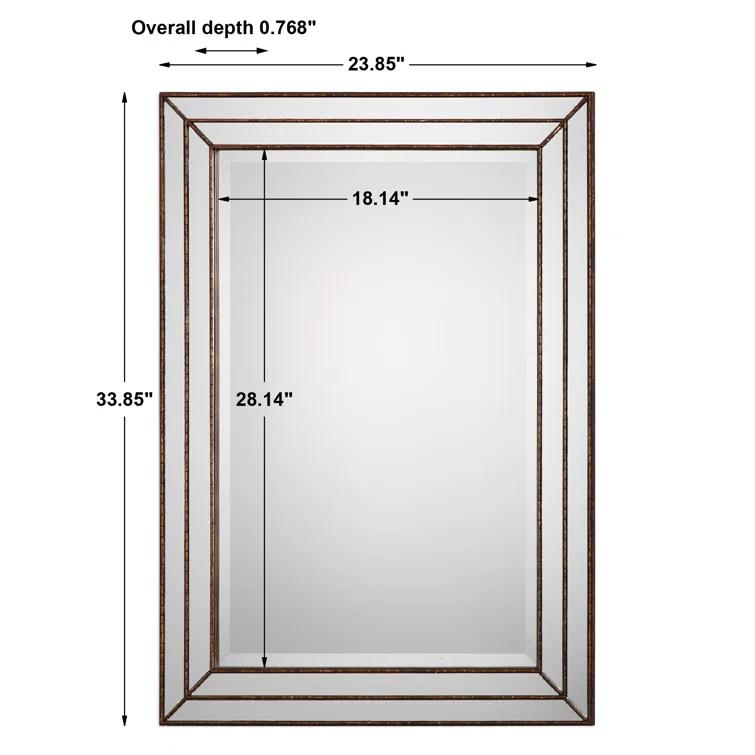 Almyra Glass Rectangle Mirror
