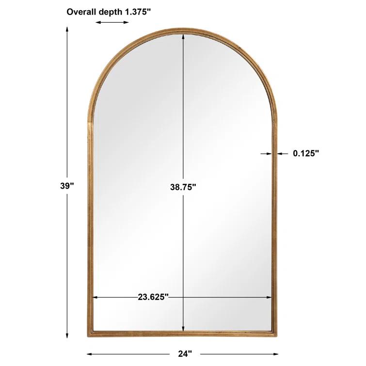 Tracie Metal Flat Wall Mirror