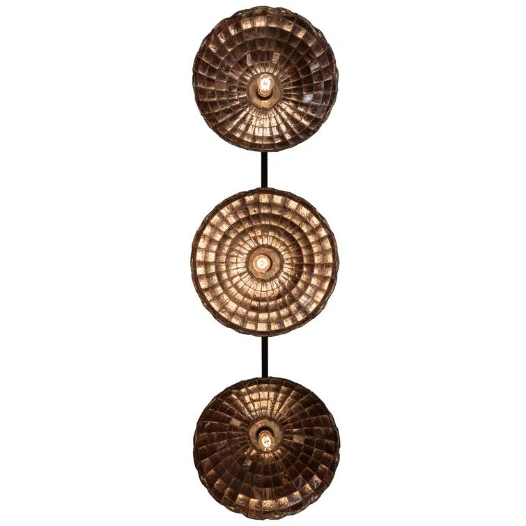 Meyda Lighting Meyda Tiffany & Stained Glass 3 - Light Mahogany Bronze Pool Table Lights Pendant