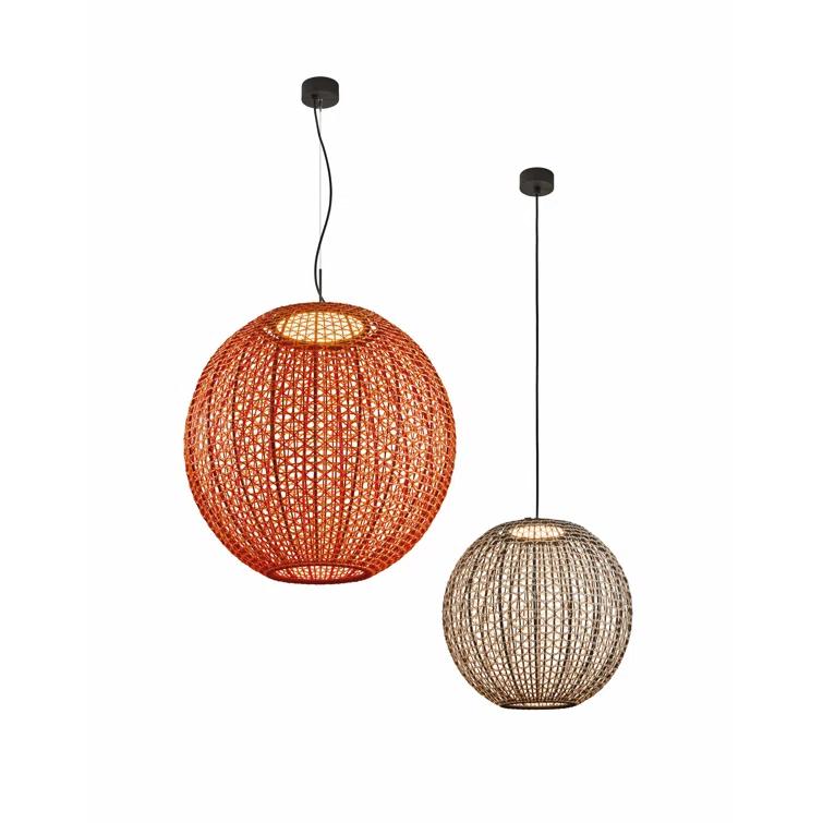 Nans 1 - Light Black LED Sphere Pendant
