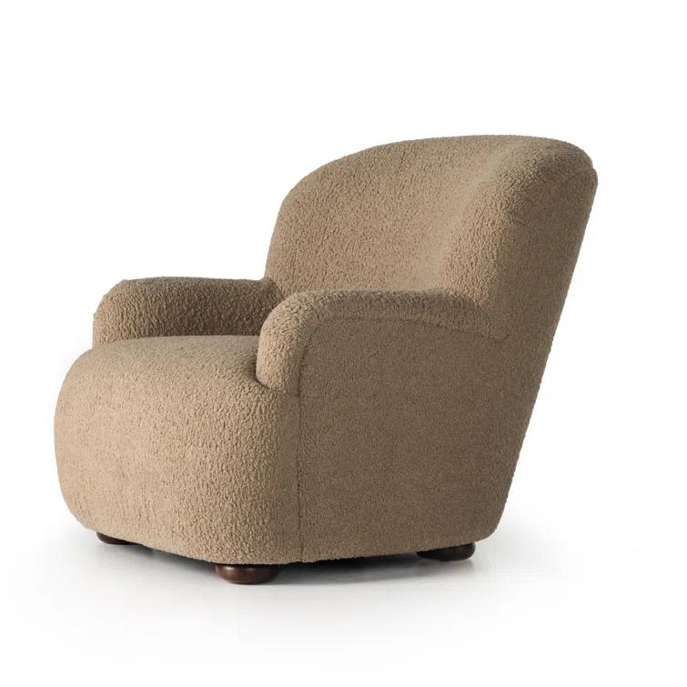Preston Accent Chair - Camel Sheepskin