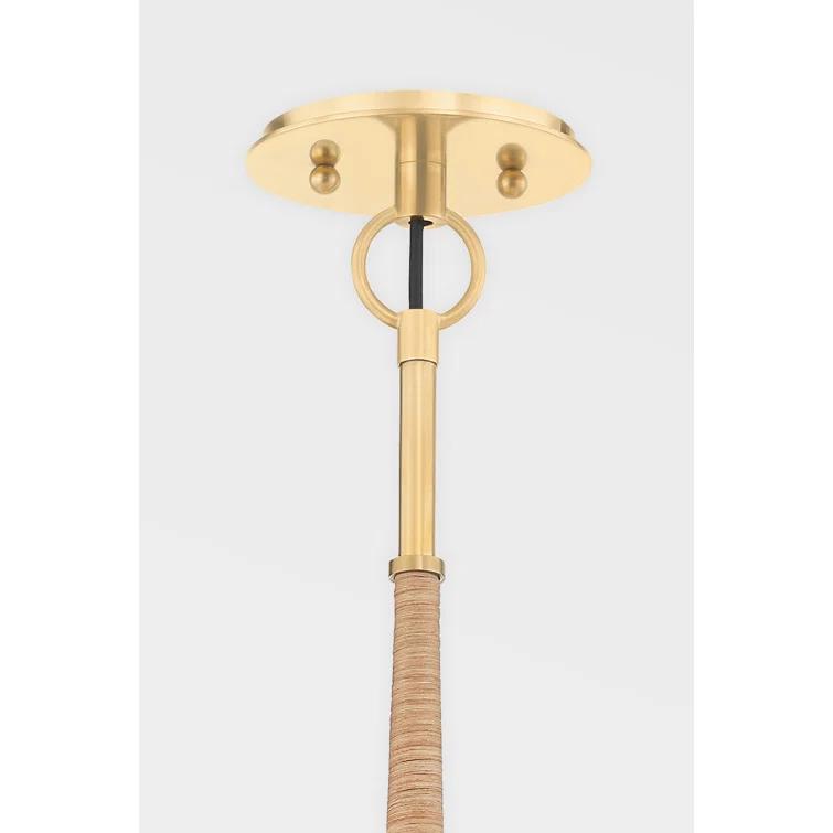Emrys Semi-Flush Mount - White / 14" Dia