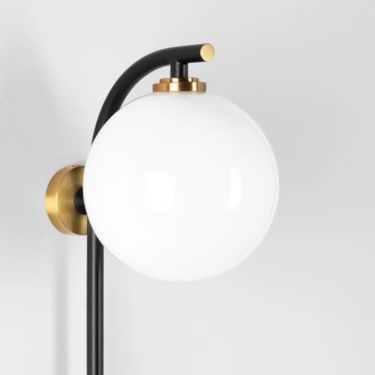Mitzi Faye 1 - Light Sconce in  Aged Brass/Soft Black