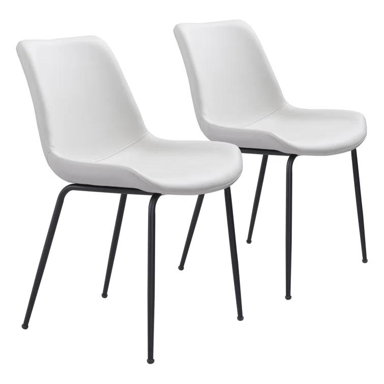 18.5'' H Faux Leather Upholstered Side Chair