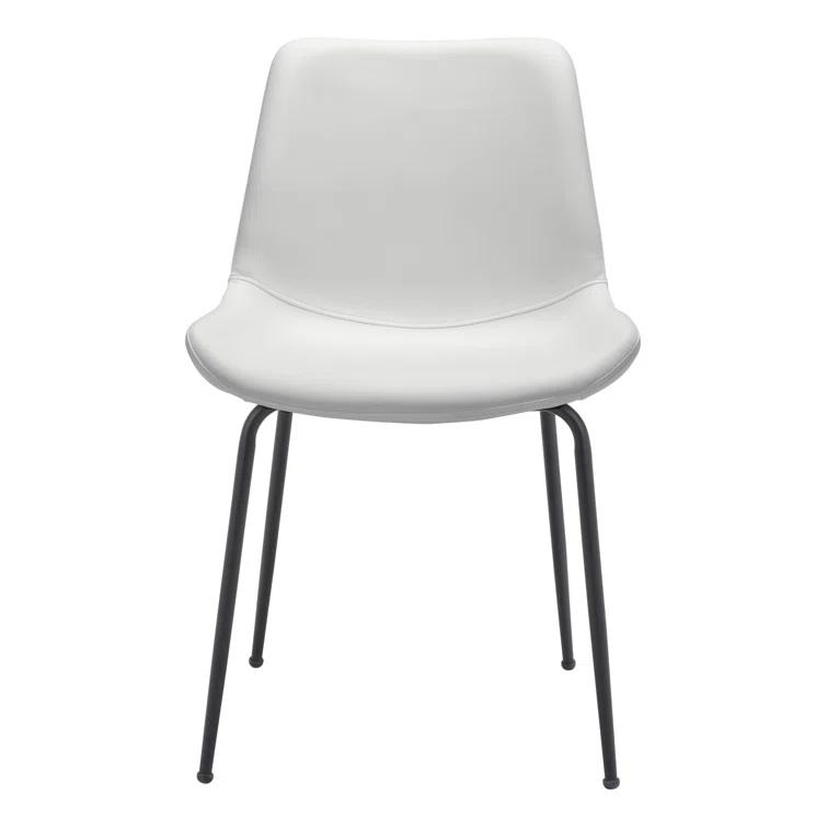 18.5'' H Faux Leather Upholstered Side Chair