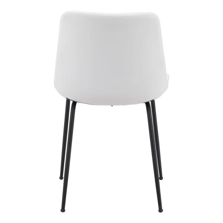 18.5'' H Faux Leather Upholstered Side Chair