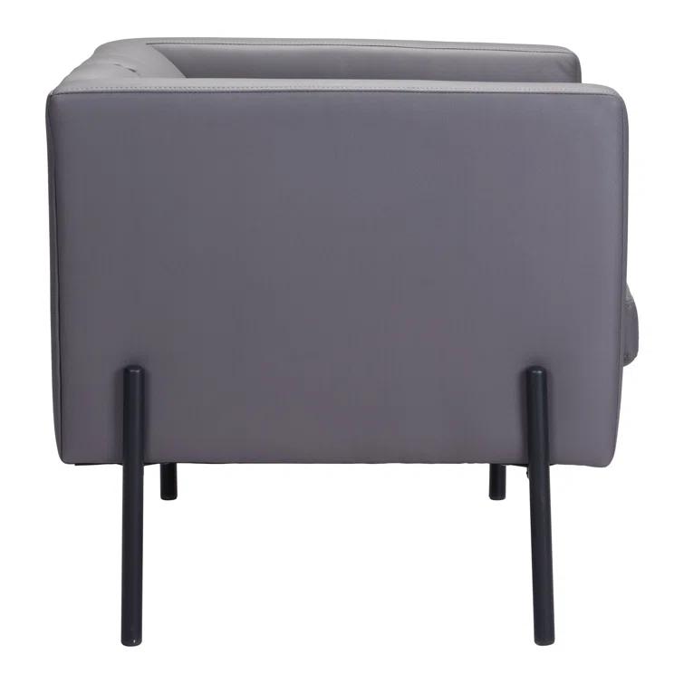 Faux Leather Armchair