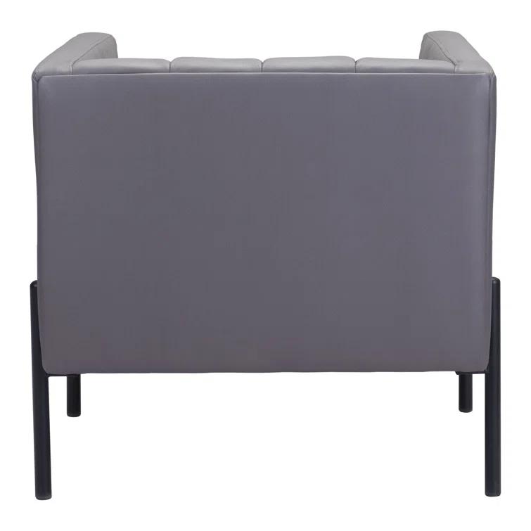Faux Leather Armchair