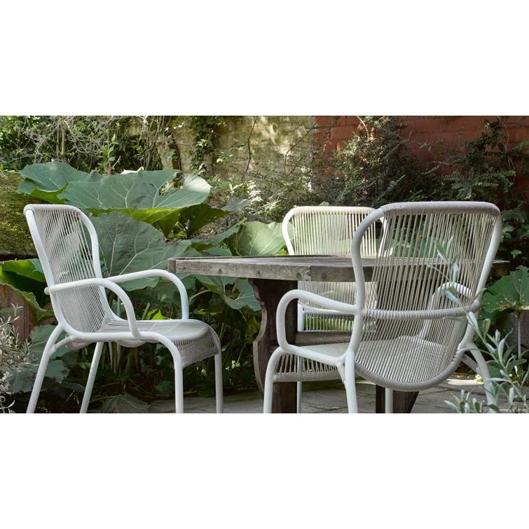 Alsop Indoor / Outdoor Dining Chair - Beige/Stone White