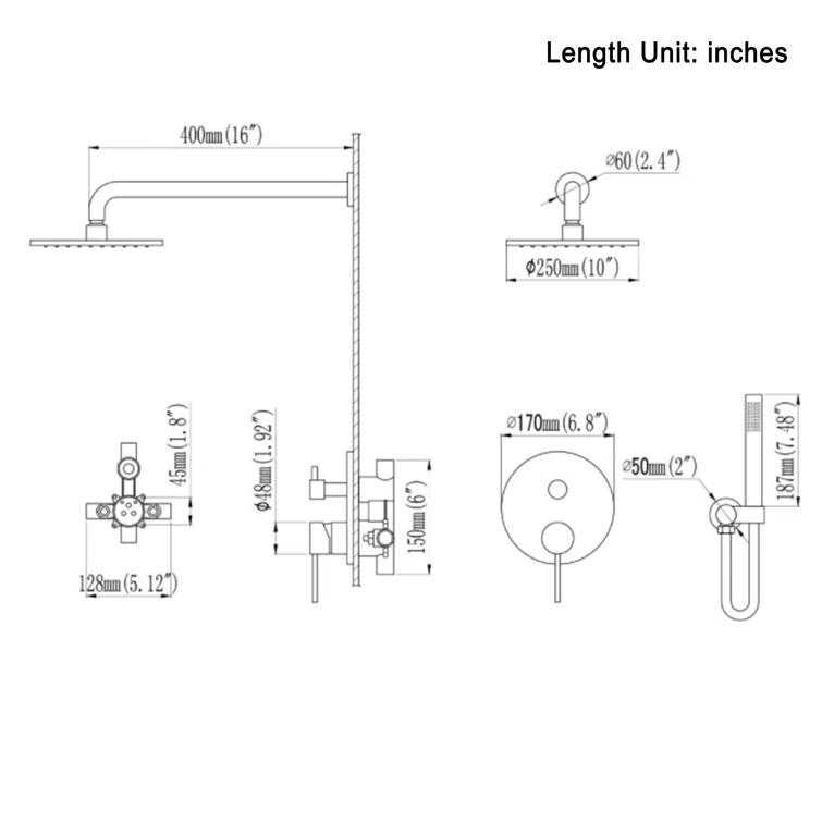 All-In-One Kit with Rough in-Valve