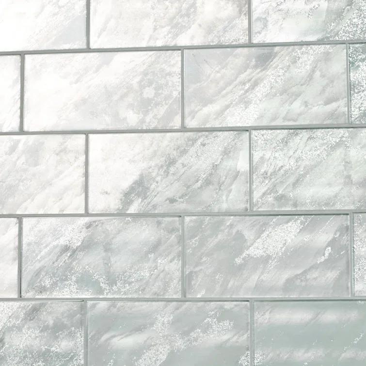 Bond Tile Wonder Glass 4.37 in. x 8.74 in. Polished Glass Wall Tile (5.3 Sq. Ft. / Case)