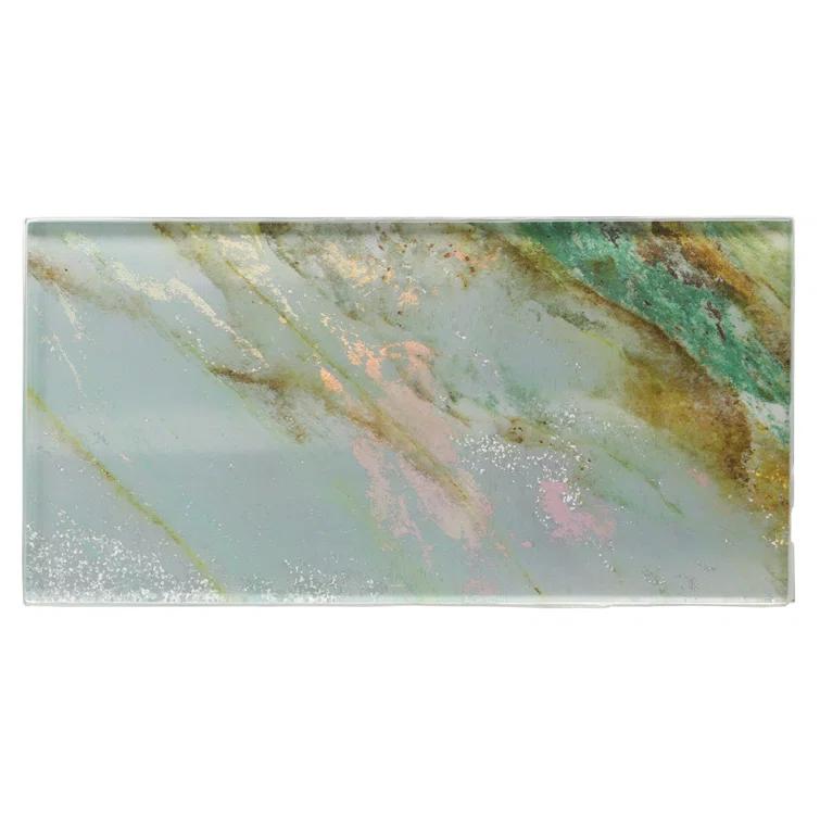 Bond Tile Wonder Glass 4.37 in. x 8.74 in. Polished Glass Wall Tile (5.3 Sq. Ft. / Case)